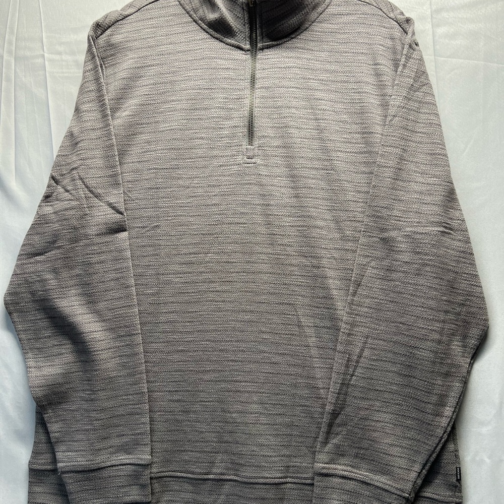 Dockers Men's Gray Quarter-Zip Shirt
